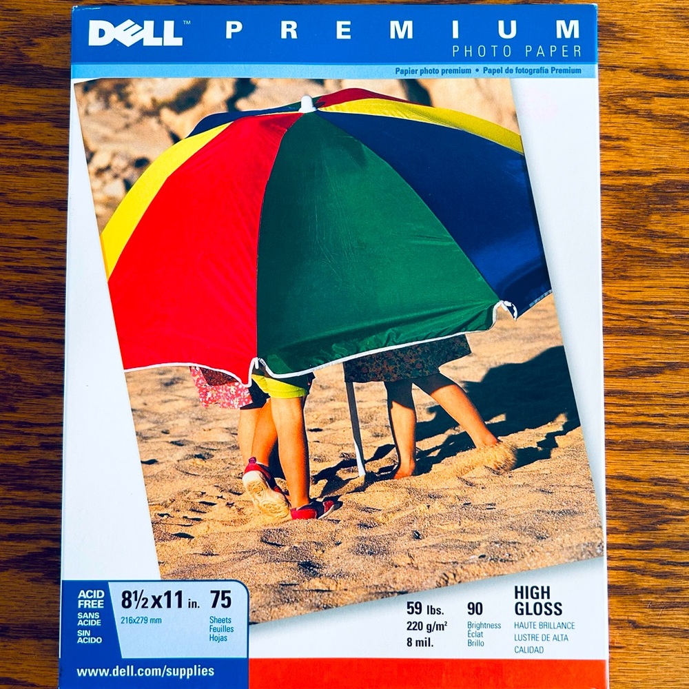 Dell Premium Photo Paper 75 Sheets-NWT